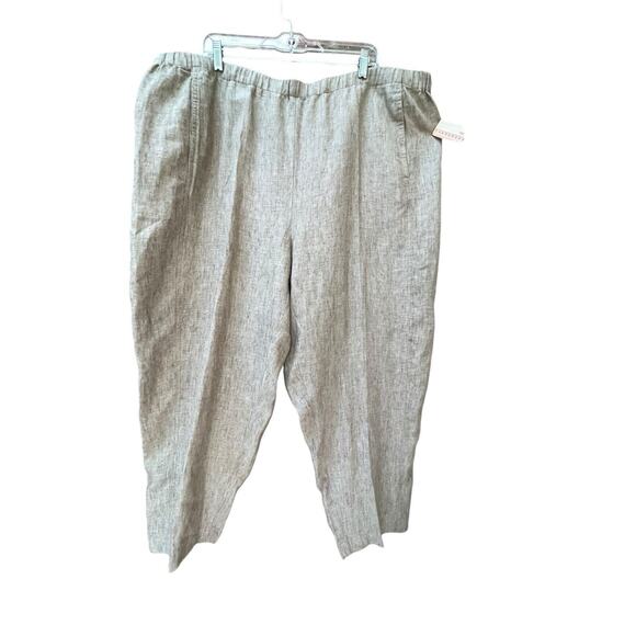 Eileen Fisher Beige Straight Leg Pants. Perfect condition! - Picture 2 of 10